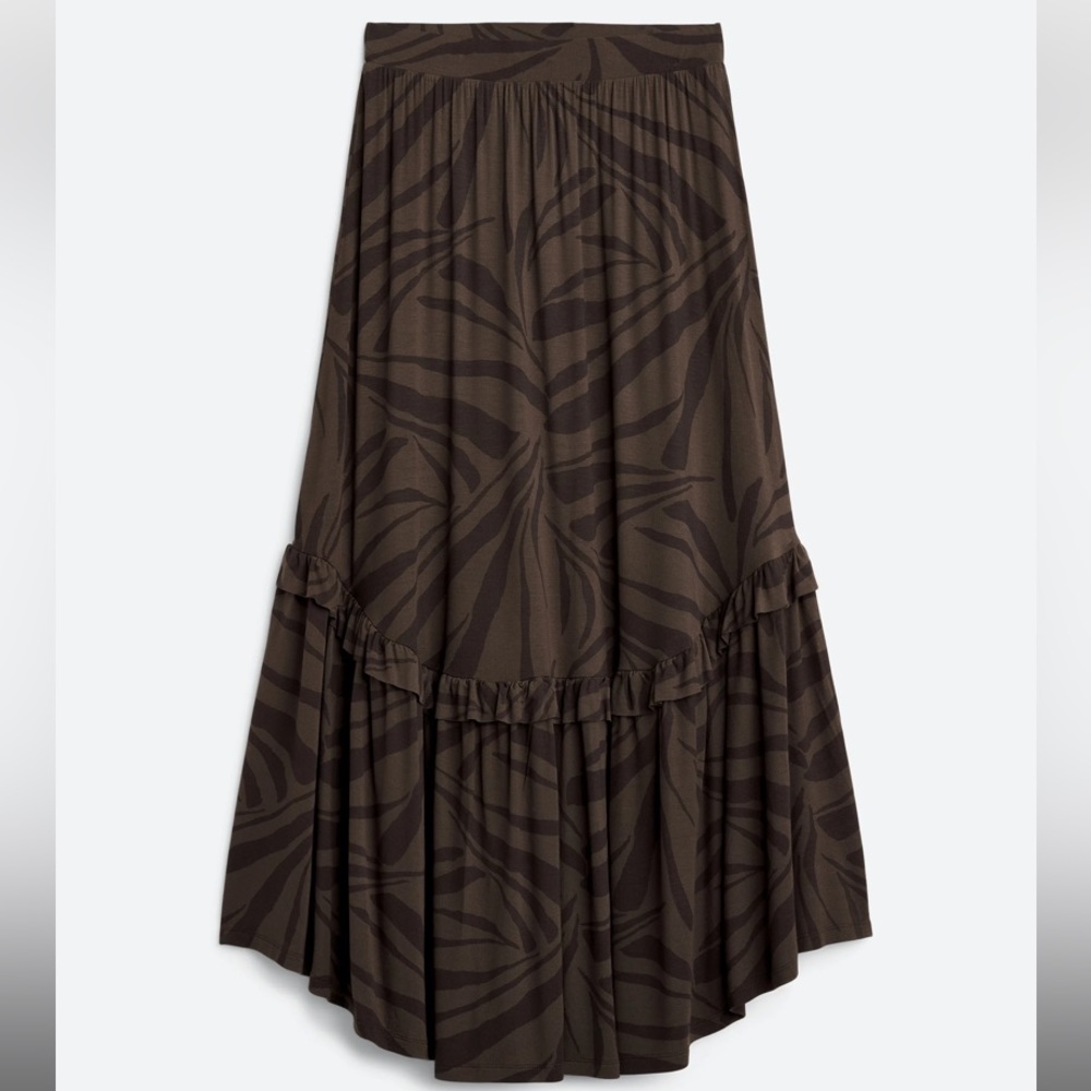Leisel Tropical Zebra Skirt